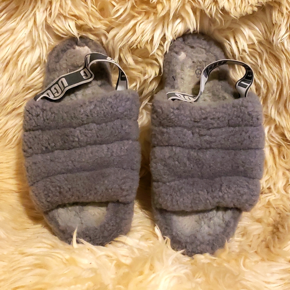 Ugg Womens Fluff Yeah Slide Size 10